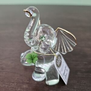 Glass Baron Lucky The Elephant Figurine